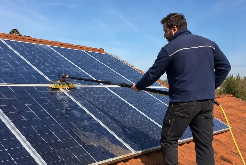 Nettoyage et entretien de panneaux solaires à Chérigné